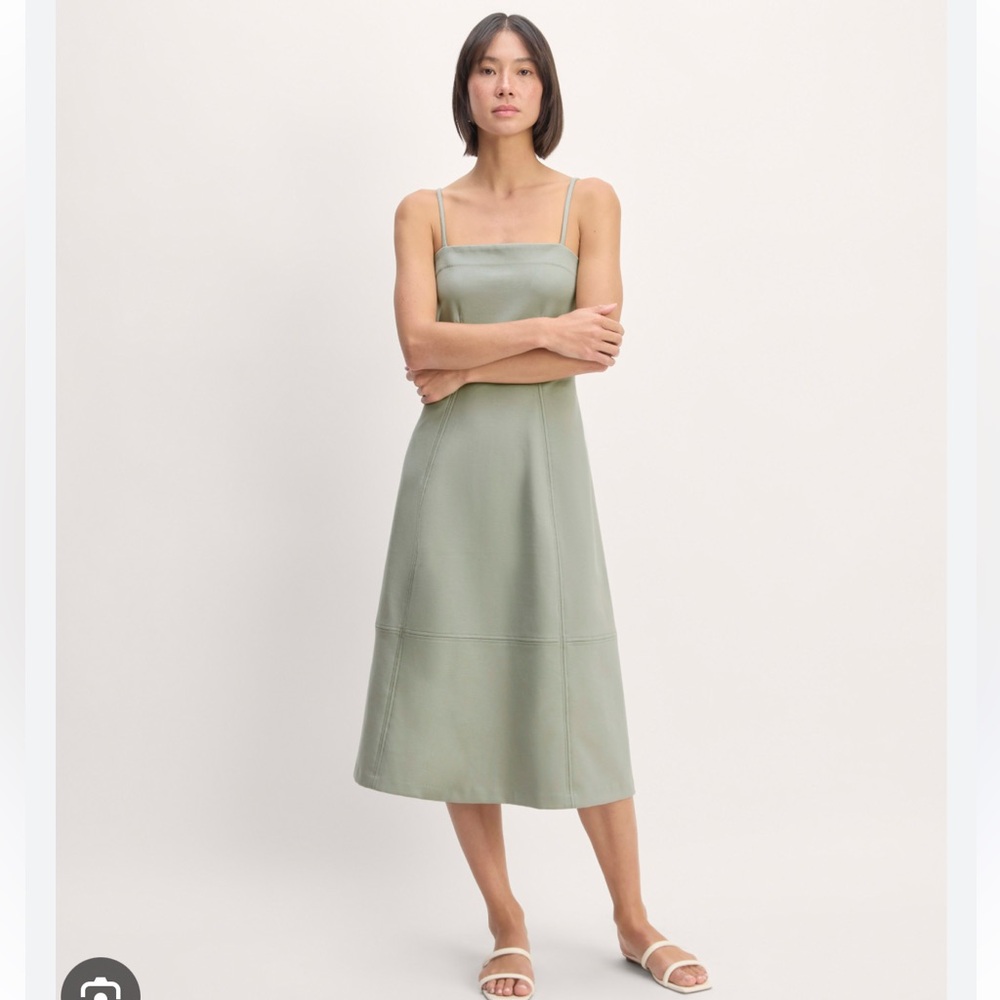 The Dream Everywhere Sage Green Midi Dress